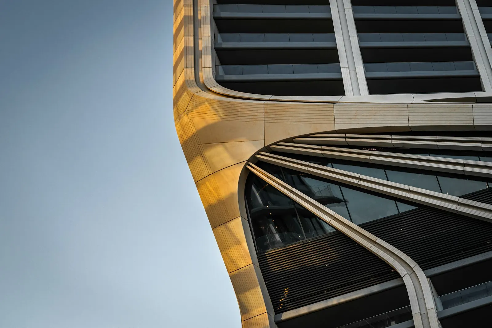 façade fins going up